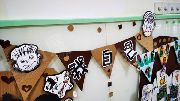 幼儿园环创墙面布置我自己图片