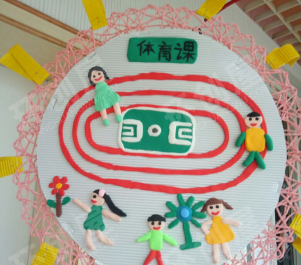 幼儿园我要上小学粘土吊饰图片