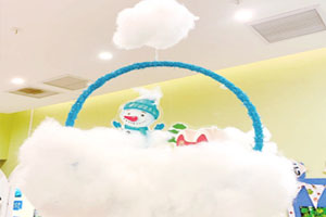 幼儿园一片冬天景象挂饰图片9张