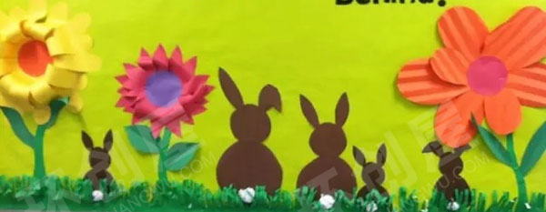 幼儿园创意走廊过道装饰图片