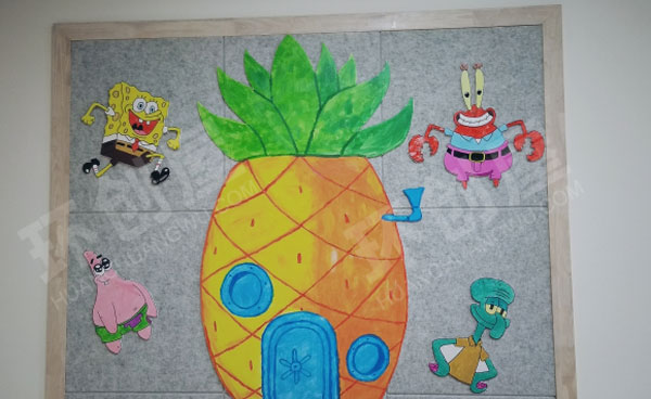 幼儿园海绵宝宝主题系列家园联系栏图片