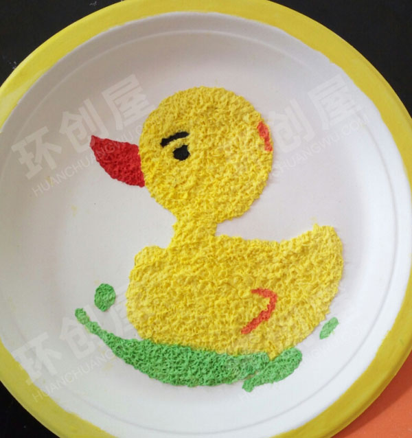 幼儿园纸浆作品展示图片