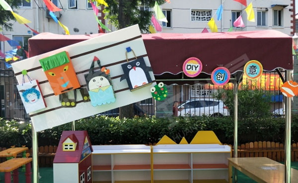 幼儿园户外各主题角色游戏场所图片