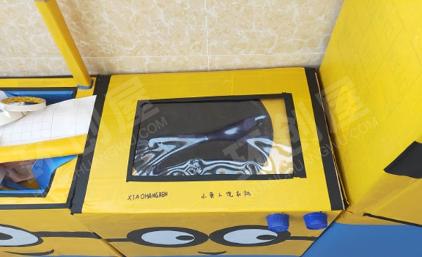 幼儿园角色游戏小黄人宝贝厨房图片