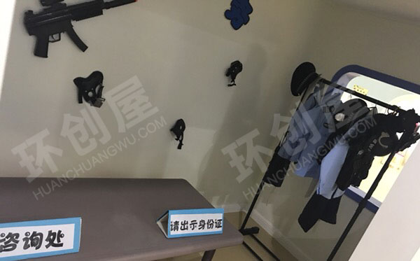 幼儿园角色游戏我是小警察图片