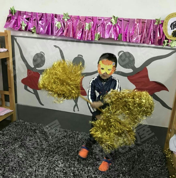 幼儿园表演区游戏偶像来了图片