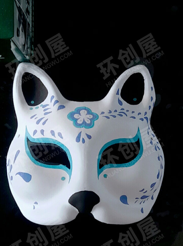 幼儿园表演区手绘面具图片