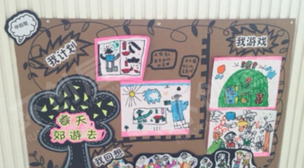 幼儿园游戏故事墙面布置图片