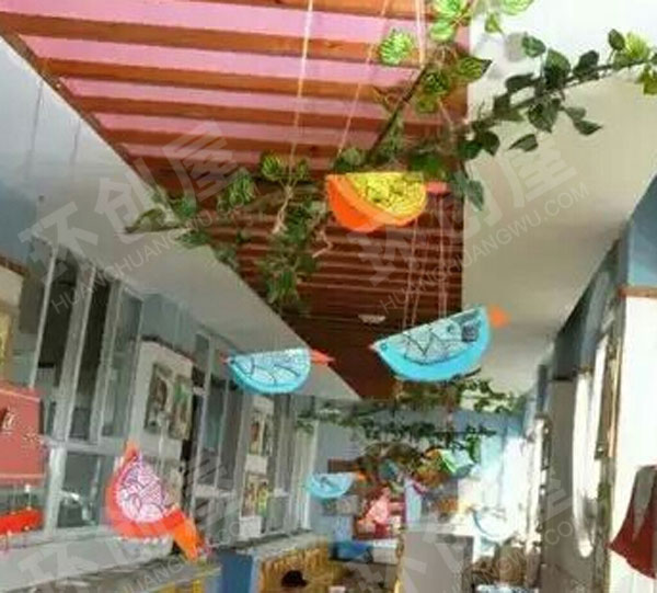 幼儿园各风格走廊吊挂饰图片