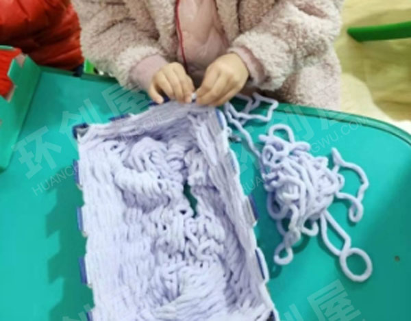 幼儿园编织乐园作品展示图片
