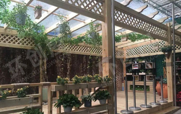 幼儿园户外植物角家长接待区图片