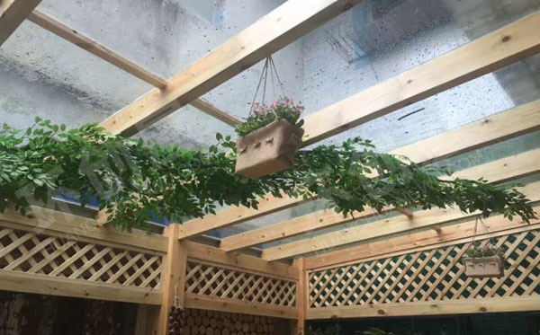 幼儿园户外植物角家长接待区图片