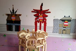 幼儿园建构区各种各样的房子图片6张