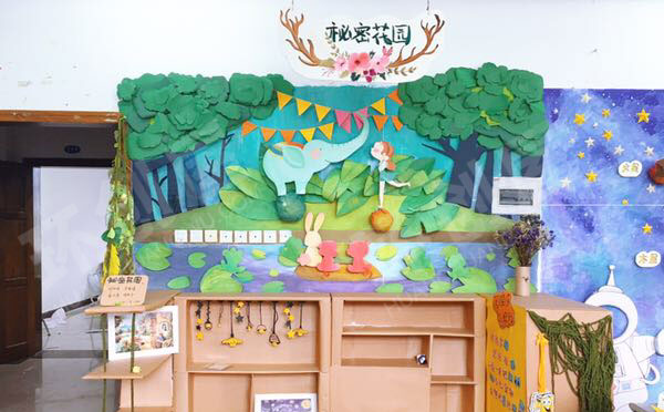 幼儿园秘密花园图书角图片