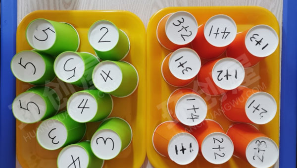 幼儿园科学区数字动物来排队图片