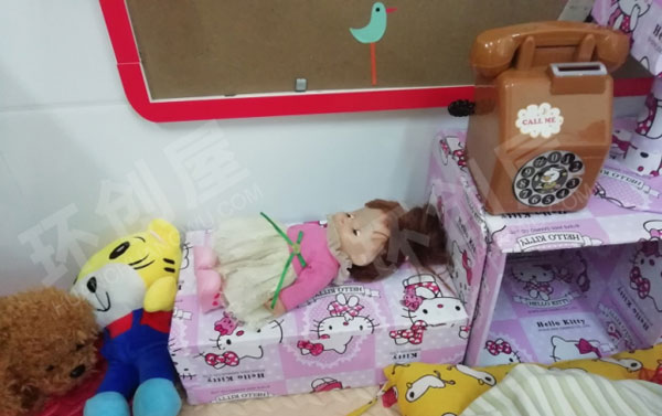 幼儿园角色游戏粉嘟嘟的娃娃家图片