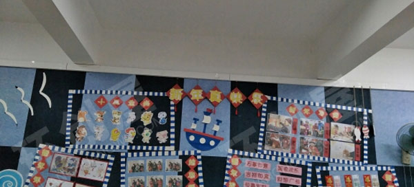 幼儿园新年红红火火主题墙图片