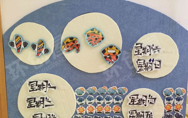 幼儿园天气预报墙面布置图片