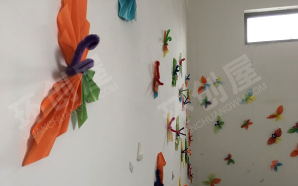幼儿园走廊墙面布置各种风格装饰图片