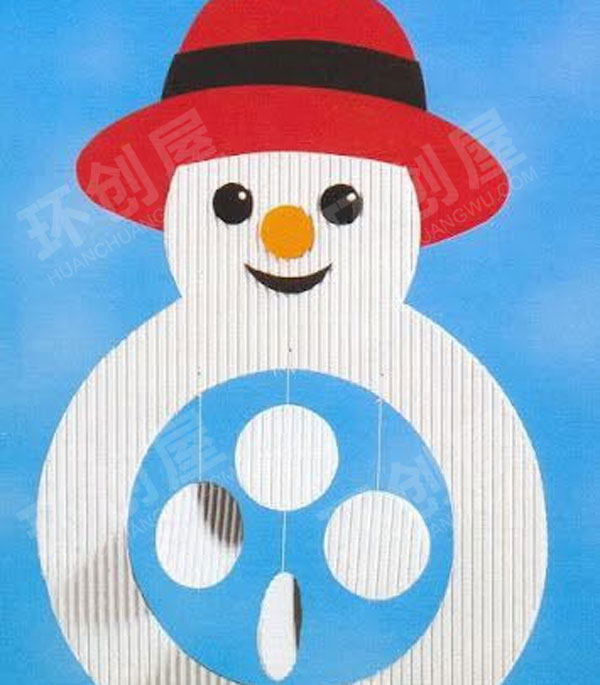 幼儿园超可爱的雪人吊饰图片