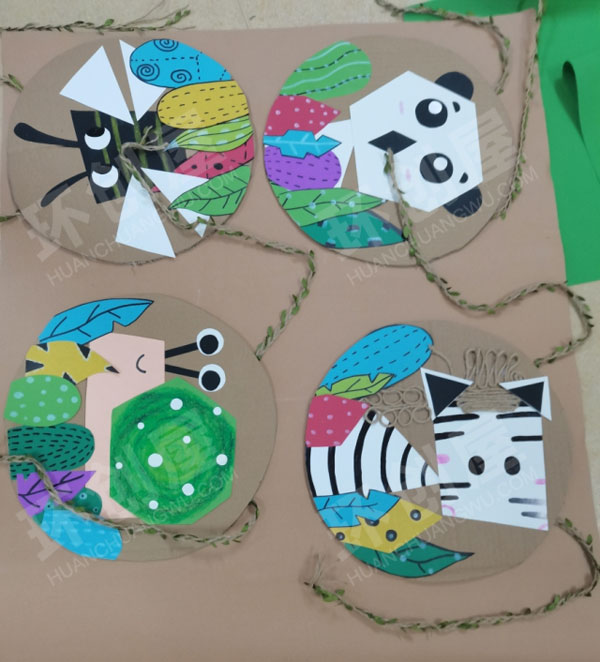 幼儿园可爱的动物挂饰图片