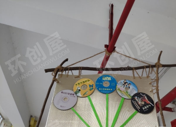 幼儿园废物利用制作各种风格吊挂饰图片