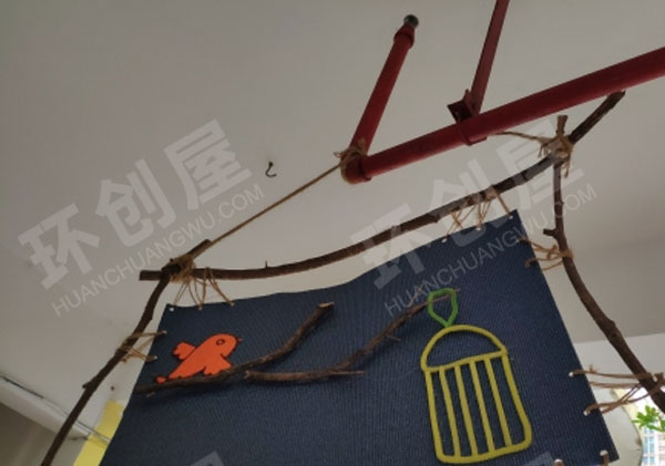 幼儿园废物利用制作各种风格吊挂饰图片
