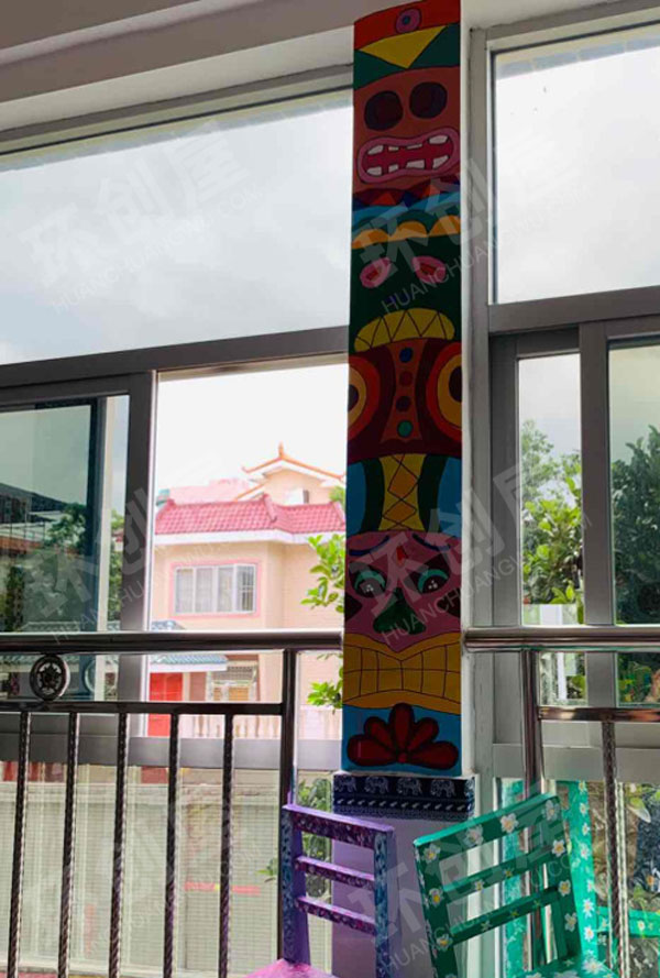 幼儿园废物利用超炫丽多彩的作品展示图片
