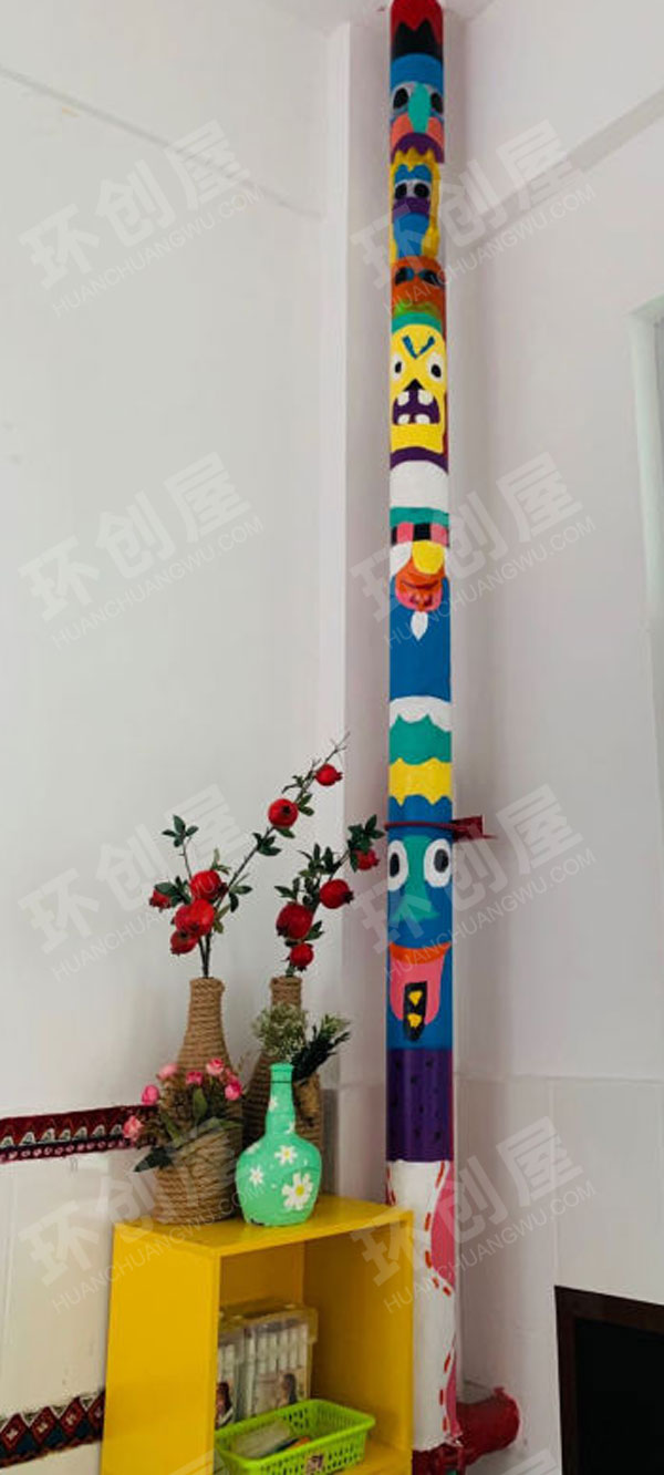 幼儿园废物利用超炫丽多彩的作品展示图片