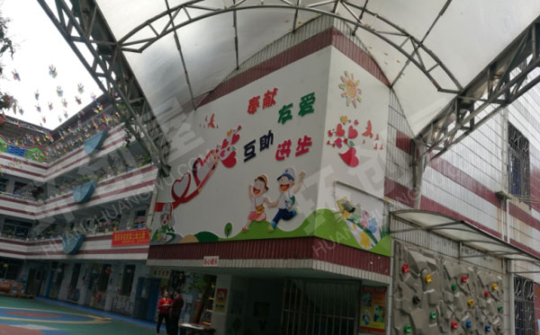 幼儿园户外走廊墙面各种装饰图片