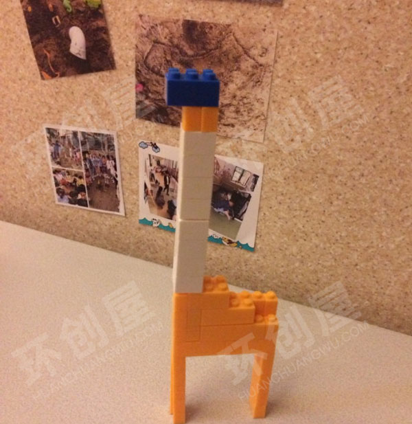 幼儿园建构区大型动物园搭建图片