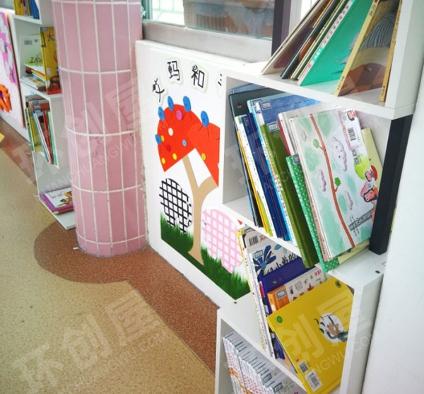 幼儿园好书推荐读书月墙面布置图片