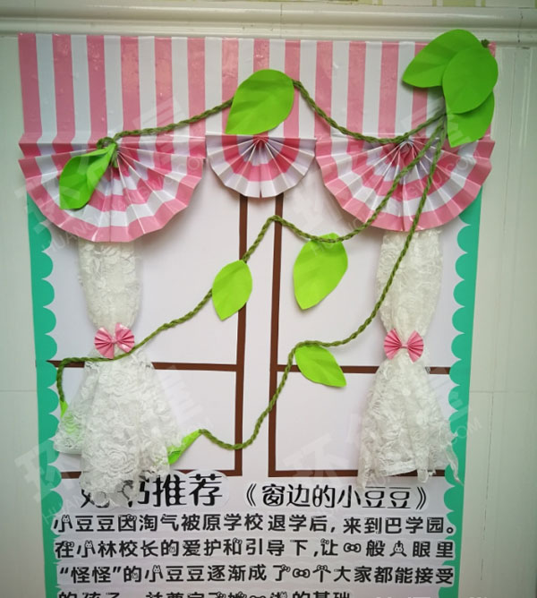 幼儿园好书推荐读书月墙面布置图片