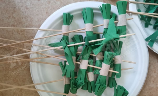 幼儿园角色游戏烧烤区手工食材图片
