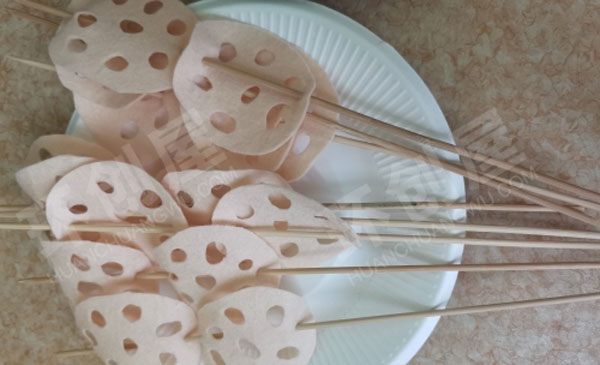 幼儿园角色游戏烧烤区手工食材图片