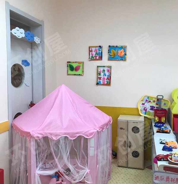 幼儿园角色游戏娃娃家相框图片