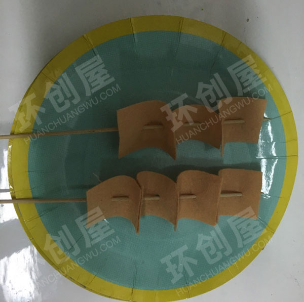 幼儿园角色游戏不织布做的小厨房食物图片