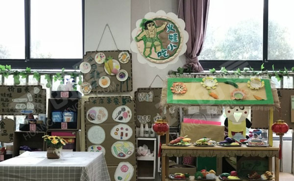 幼儿园角色游戏美食点心店图片