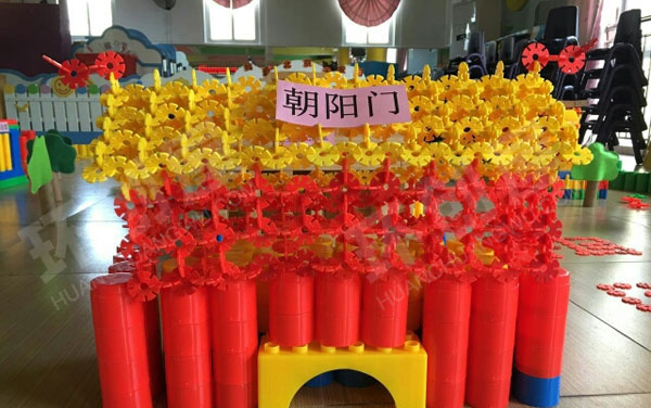 幼儿园角色建构我爱北京天安门图片
