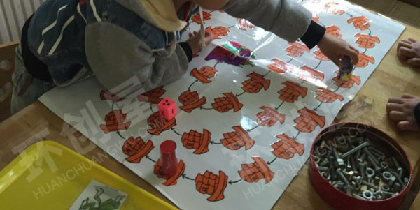 幼儿园益智区单双数棋图片