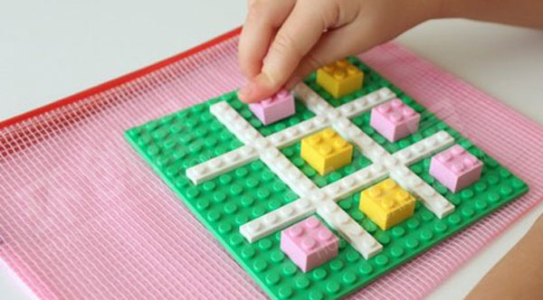 幼儿园用乐高做益智区教具图片