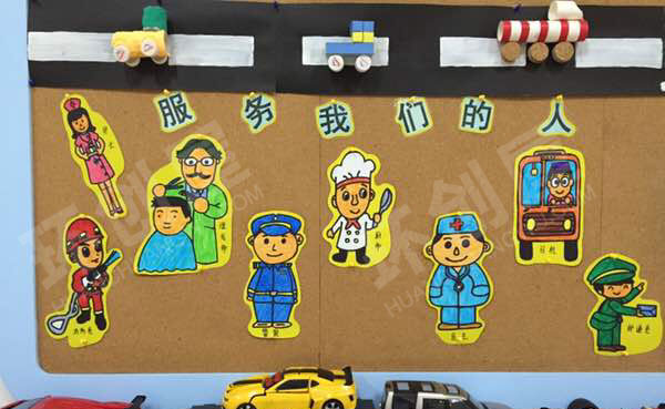 幼儿园我们生活的地方主题墙图片