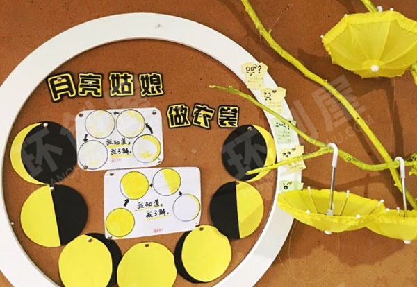 幼儿园中国传统节日中秋节墙面布置图片