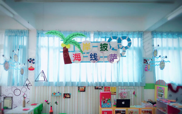 幼儿园温馨特色区域牌吊饰图片