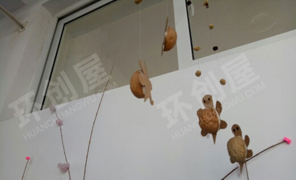 幼儿园班级空中鸡蛋托挂饰图片