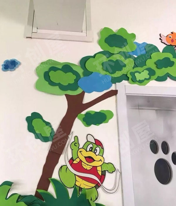 幼儿园教室门头卡通可爱装饰图片