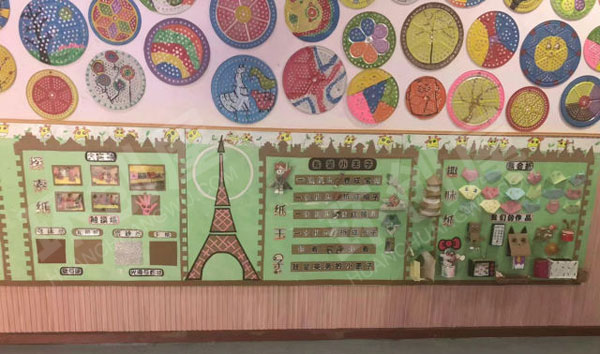 幼儿园走进纸王国作品展示图片