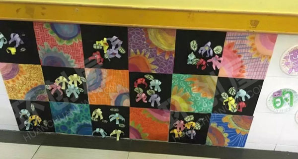 幼儿园和纸做游戏作品展示图片