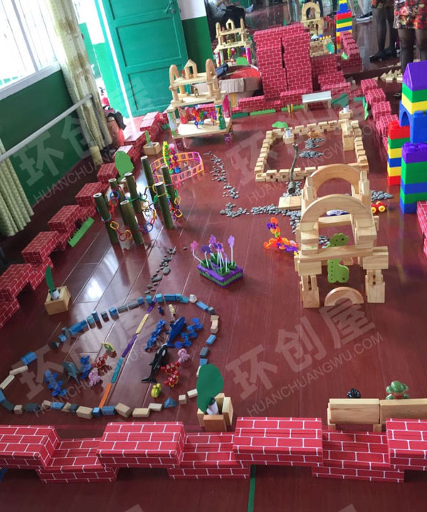幼儿园各种好看的建构作品图片
