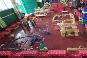 幼儿园各种好看的建构作品图片7张